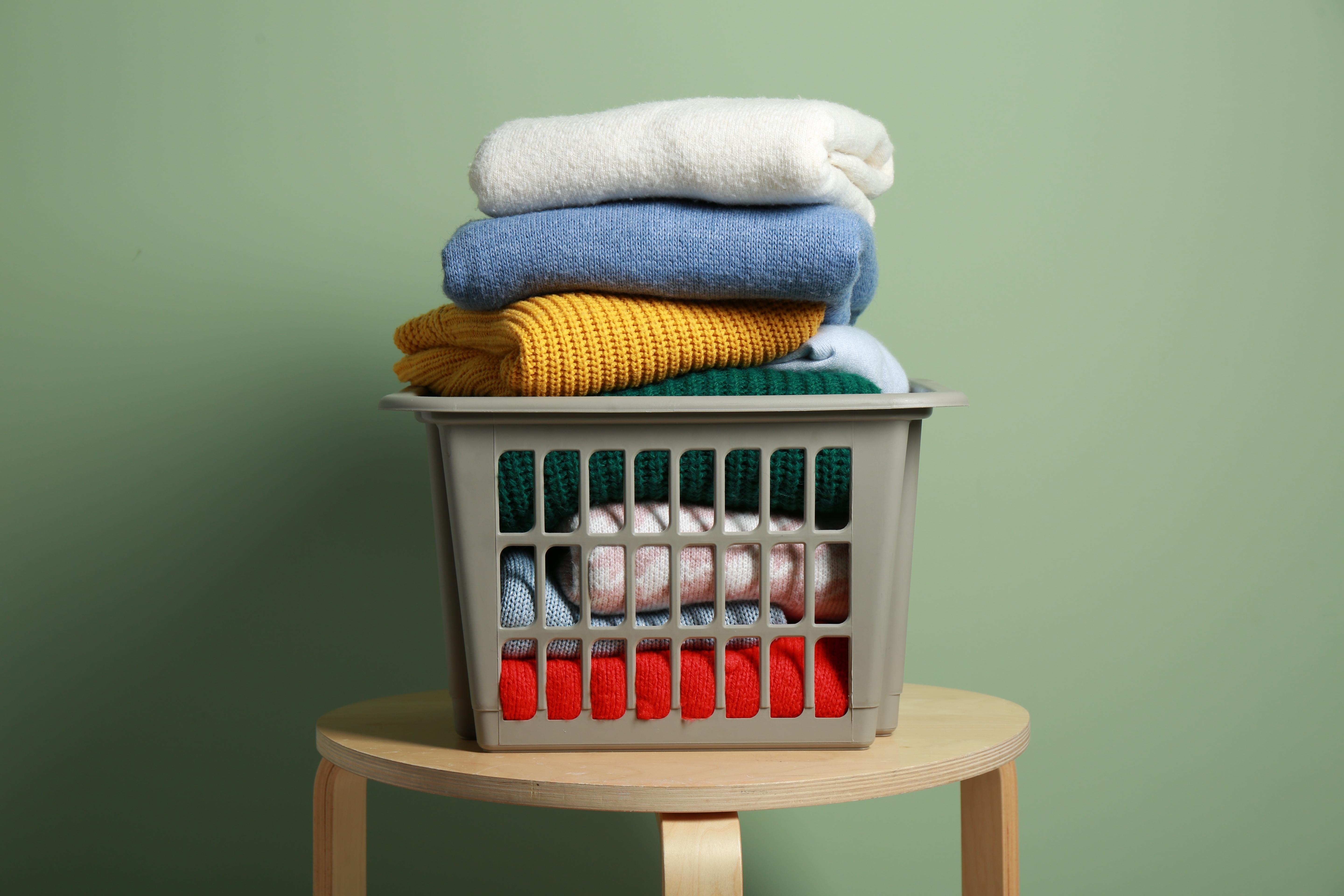 Folded Laundry Shutterstock 2255430695